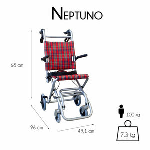 Fauteuil roulant manuel Mobiclinic Neptuno (Reconditionné A+)