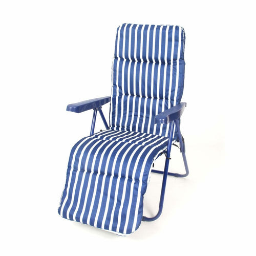 Chaise Pliante Relax Bleu (Refurbished C)