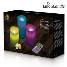 Charger l&#39;image dans la galerie, Bougies LED EmotiCandle (pack de 3)