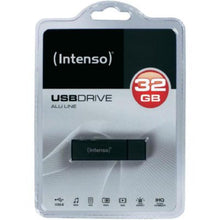 Charger l&#39;image dans la galerie, Pendrive INTENSO Alu Line 3521481 USB 2.0 32GB Noir