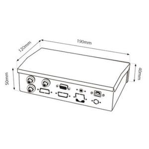 Boîte de Jonction avec Pack de Câbles Traulux TS1770008H 5 m Blanc