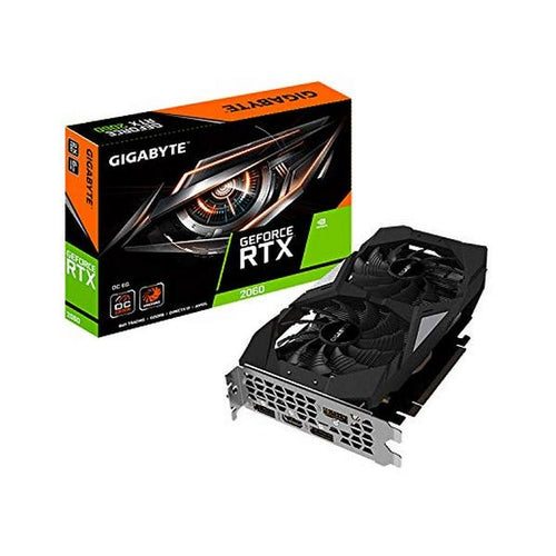 Carte Graphique Gaming Gigabyte VGA NVIDIA RTX 2060 6 GB GDDR6 1755 MHz