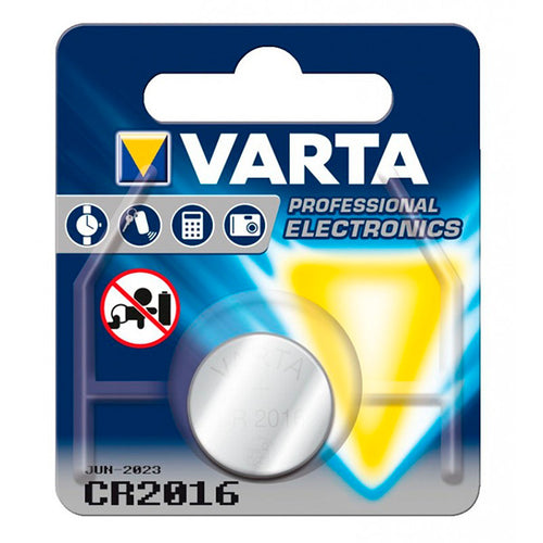 Pile Bouton au Lithium Varta CR-2016 3 V Argent