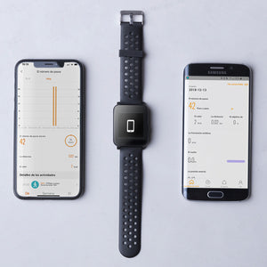 Montre intelligente 1,44" LCD Bluetooth Noir