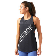 Charger l&#39;image dans la galerie, Débardeur Femme Reebok WOR GRAPHIC MESH TANK Noir (Taille usa)