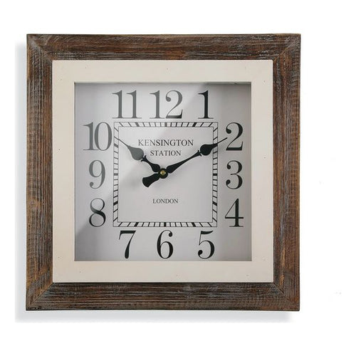 Horloge Murale Bois MDF/Métal (7 x 40 x 40 cm)