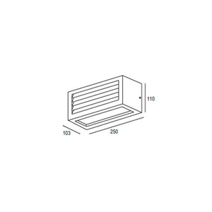 Applique Murale Ledkia Verina 40 W