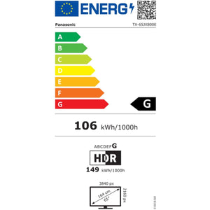 Télévision Panasonic TX65JX800EZ Android TV 65" LED 4K Ultra HD