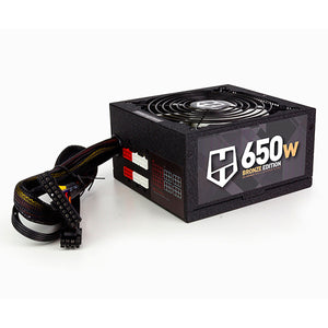 Bloc d’Alimentation Nox Hummer 80 ATX 650W 80 Plus Bronze 650 W Noir Noir/Blanc ATX