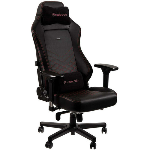 Chaise de jeu Noblechairs Hero PU Leather Noir Rouge/Noir