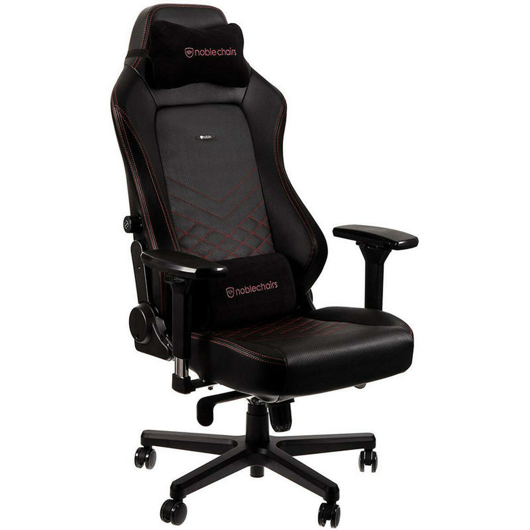 Chaise de jeu Noblechairs Hero PU Leather Noir Rouge/Noir