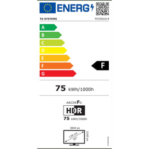 TV intelligente TD Systems PC55GLE14 55" 4K Ultra HD