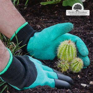 Gants de Jardinage avec 4 Griffes pour Creuser Garden & Greenhouse