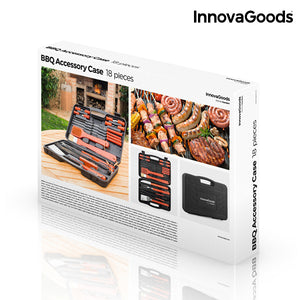 Mallette pour barbecues InnovaGoods (18 Pièces)