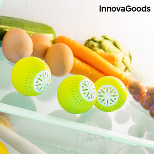 Éco-Boules pour Régrigérateur InnovaGoods (pack de 3)