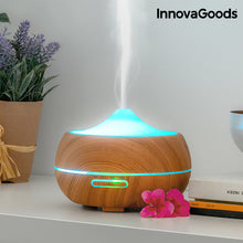 Charger l&#39;image dans la galerie, Humidificateur Diffuseur d&#39;Arômes LED Wooden-Effect InnovaGoods