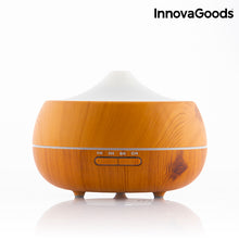 Charger l&#39;image dans la galerie, Humidificateur Diffuseur d&#39;Arômes LED Wooden-Effect InnovaGoods