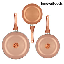 Charger l&#39;image dans la galerie, Ensemble de Poêles Copper-Effect InnovaGoods (5 Pièces)