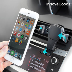 Support Gravitationnel de Téléphones Portables pour Voiture InnovaGoods