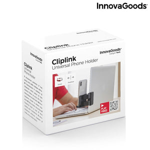 Support avec Pince pour Téléphone Portable à Plusieurs Positions Cliplink InnovaGoods