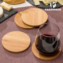 Charger l'image dans la galerie, Set de Sous-verres en Bambou TakeTokio (pack de 4)
