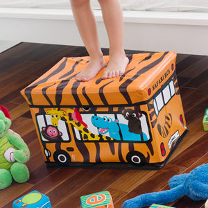 Panier à Jouets Pliable Bus Junior Knows