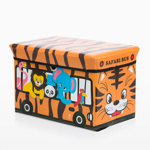 Panier à Jouets Pliable Bus Junior Knows