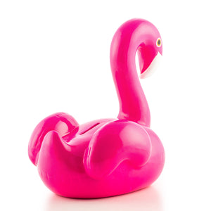 Tirelire en Céramique Flamant Rose Wagon Trend