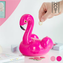 Charger l&#39;image dans la galerie, Tirelire en Céramique Flamant Rose Wagon Trend