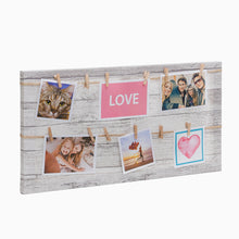 Charger l&#39;image dans la galerie, Cadre Photos avec Pinces  Oh My Home (6 photos)