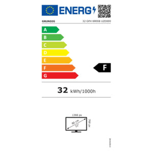 TV intelligente Grundig 32GFH6900B   32 32" HD LED WIFI 32" 80" HD LED