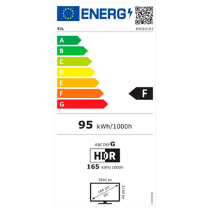 TV intelligente TCL 65C631 65" 4K ULTRA HD QLED WI-FI
