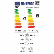 Charger l&#39;image dans la galerie, Laveuse - Sécheuse BEKO B5DFT510447W 10kg / 6kg Blanc 1400 rpm
