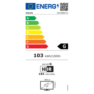 TV intelligente Philips 50PUS8887/12 50" 4K ULTRA HD LED WIFI 50" 4K Ultra HD LED D-LED AMD FreeSync