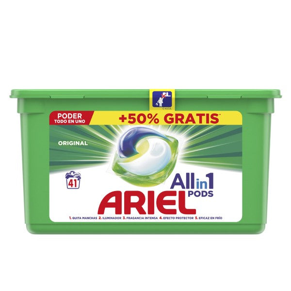 Détergent Pods All in 1 Ariel (41 uds)