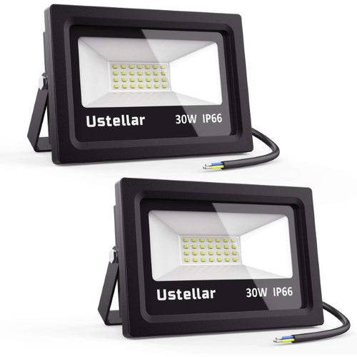 Projecteur LED Ustellar IP66 2 x 30W Blanc 5000K (Refurbished A+)