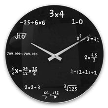Charger l&#39;image dans la galerie, Horloge Murale Maths